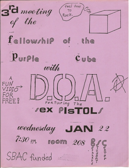 Original image of our January 22 flyer.