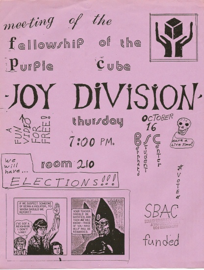 Original image of our October 16 flyer.