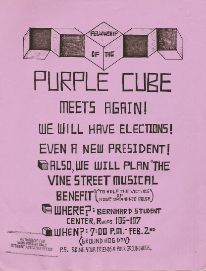 Original image of our elections flyer.