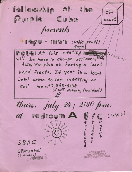 Original image of our July 24 flyer.